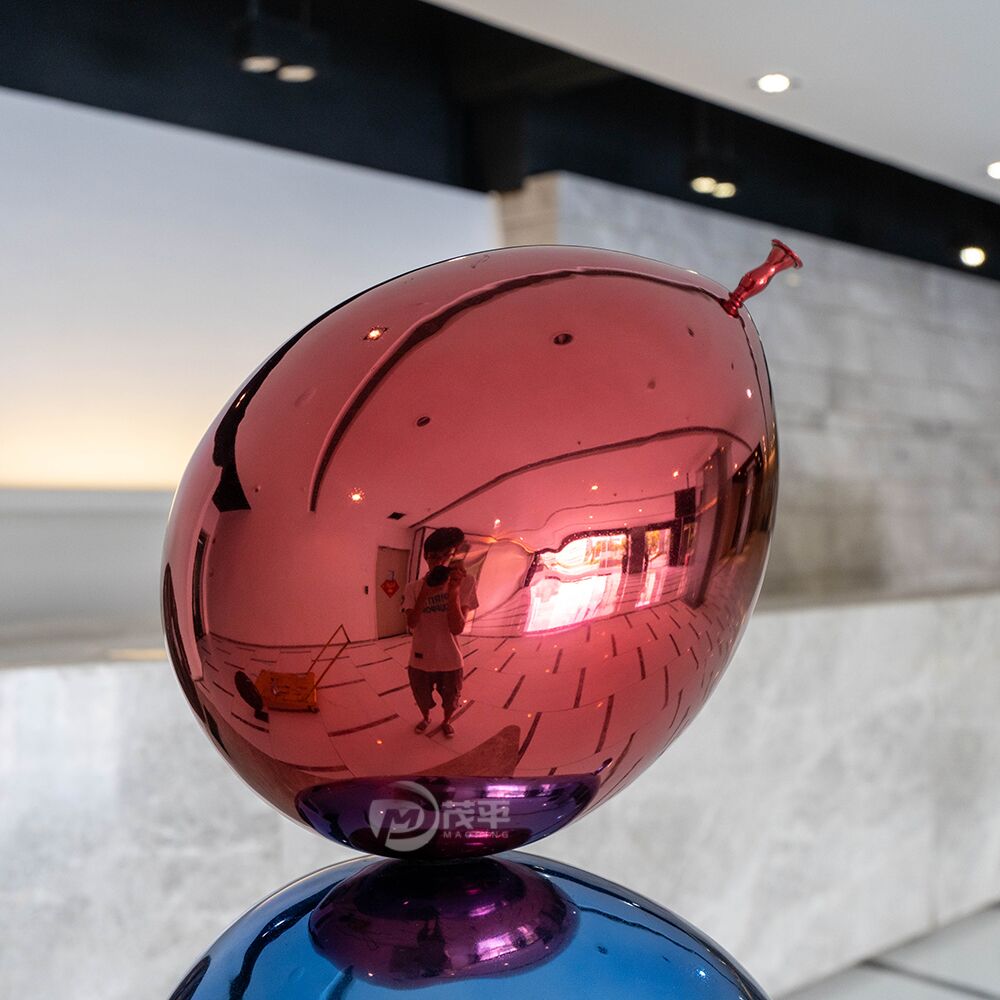 Stainless Steel Balloon Sculpture | Modern Luxury Home Decor Art Piece - Image 2