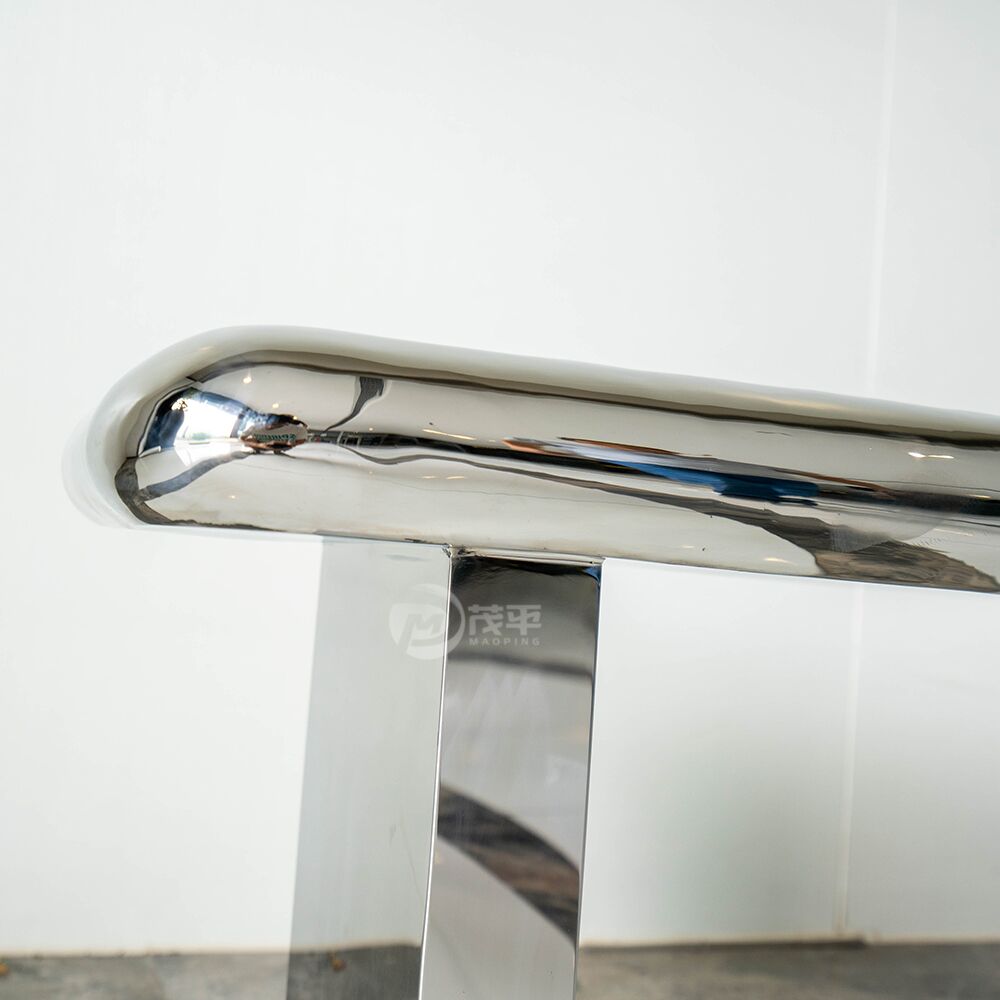 Garden decoration stainless steel bench Sculpture MP-O0007 - Image 3