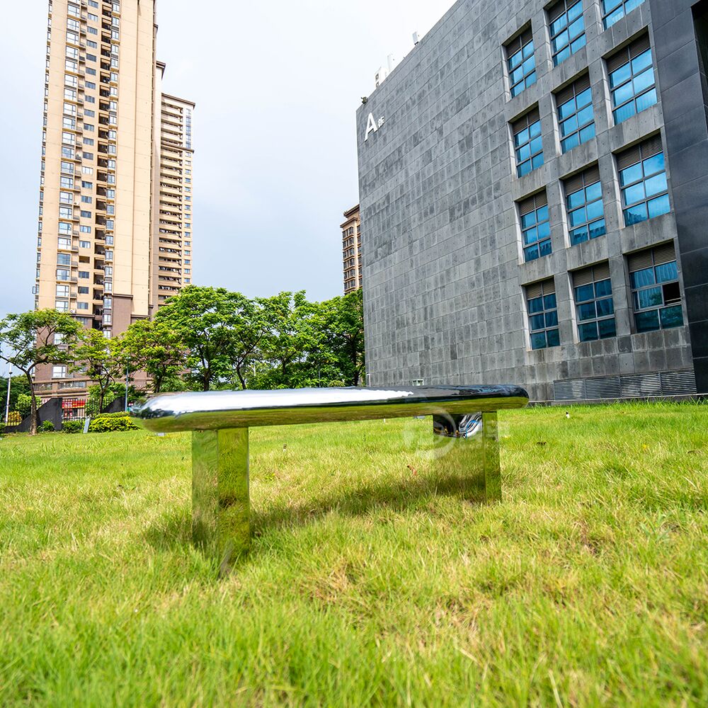 Garden decoration stainless steel bench Sculpture MP-O0007 - Image 5