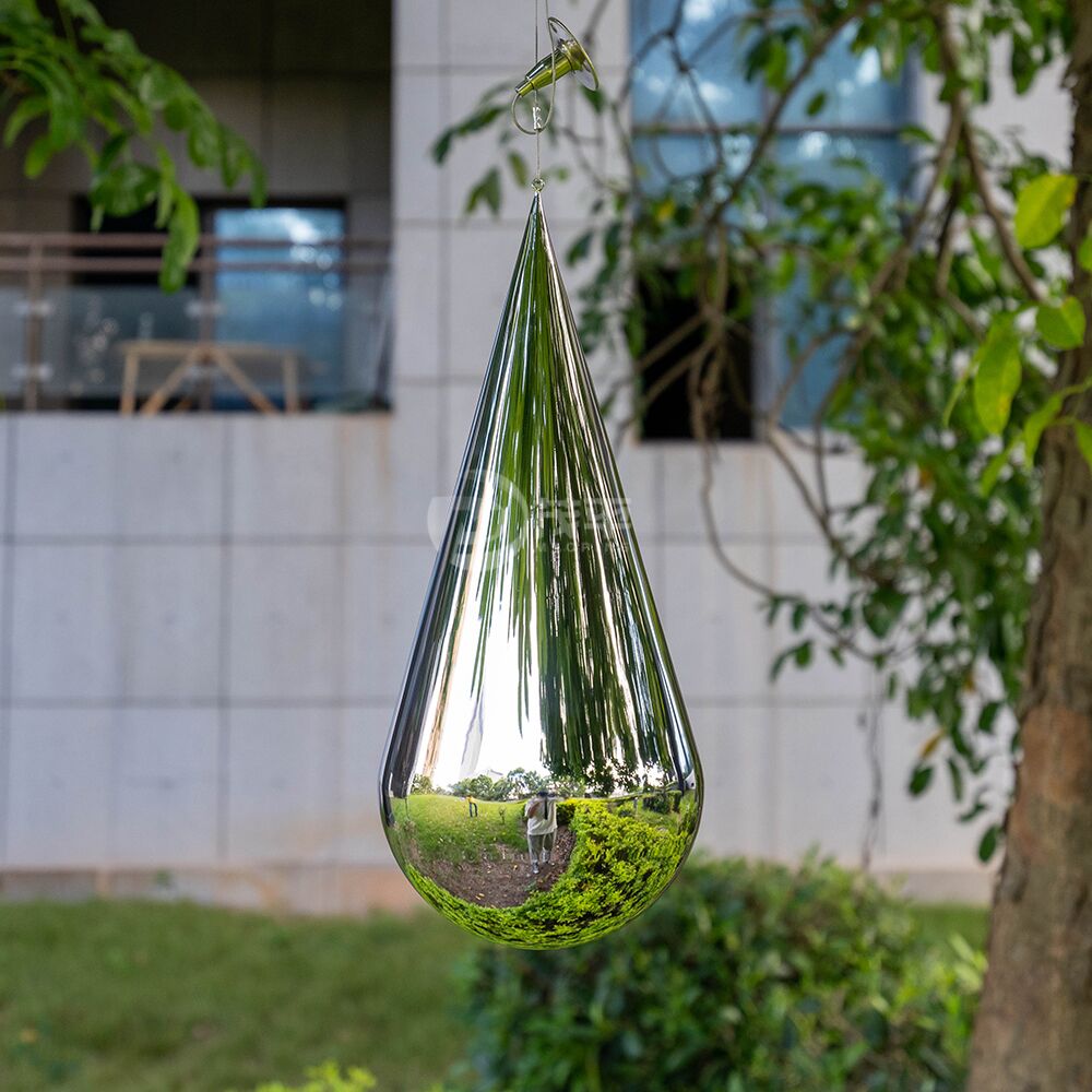 Bedroom Living Room Modern Hanging Water Drop Stainless Steel Sculpture For Home Decor Luxury MP-I0004 - Image 2