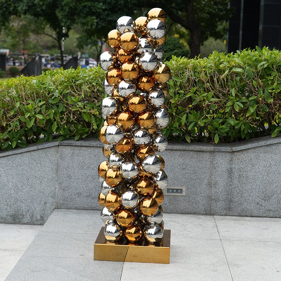 Mirror Ball Cluster Sculpture 3