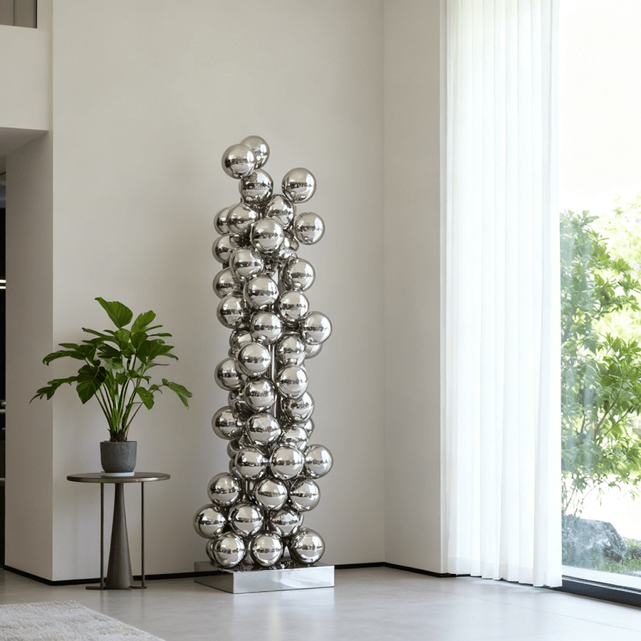 Mirror Ball Cluster Sculpture 5