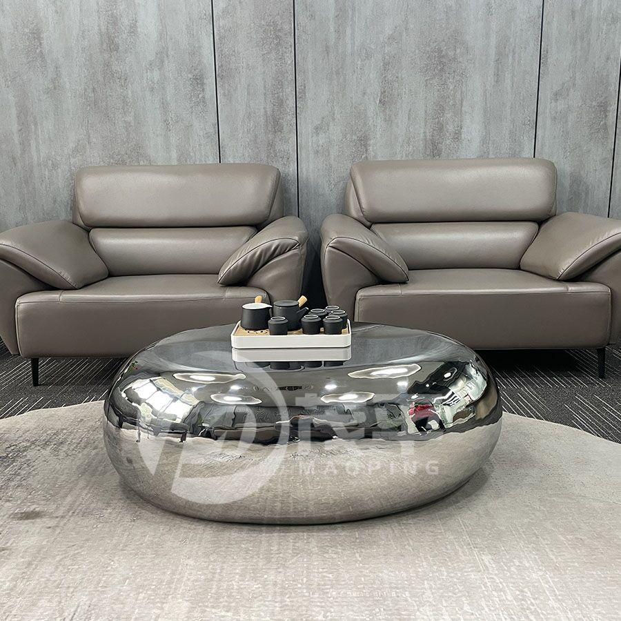Creative stainless steel coffee table - Image 5
