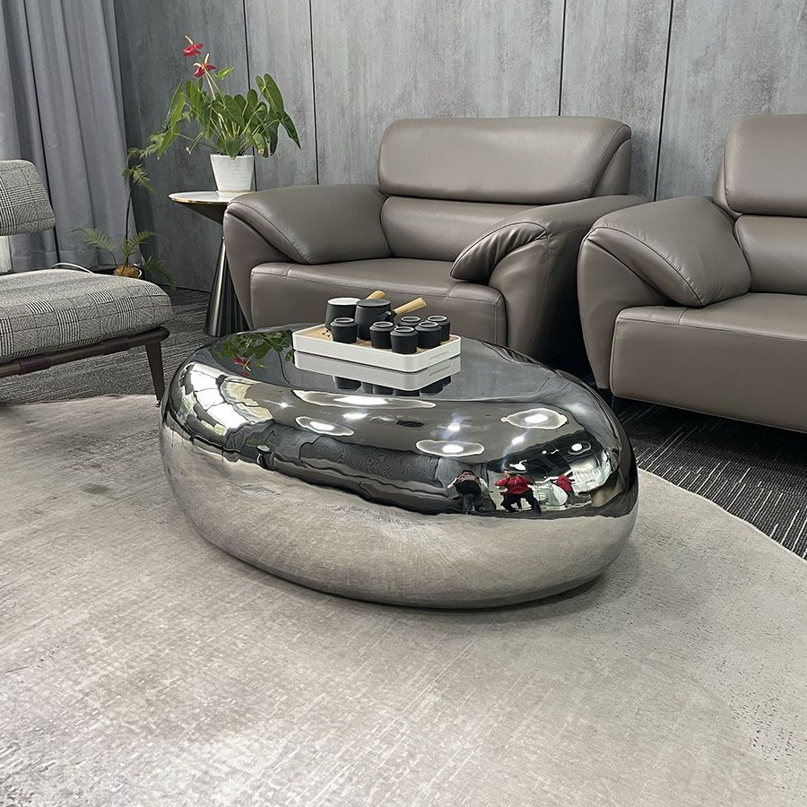 Creative stainless steel coffee table