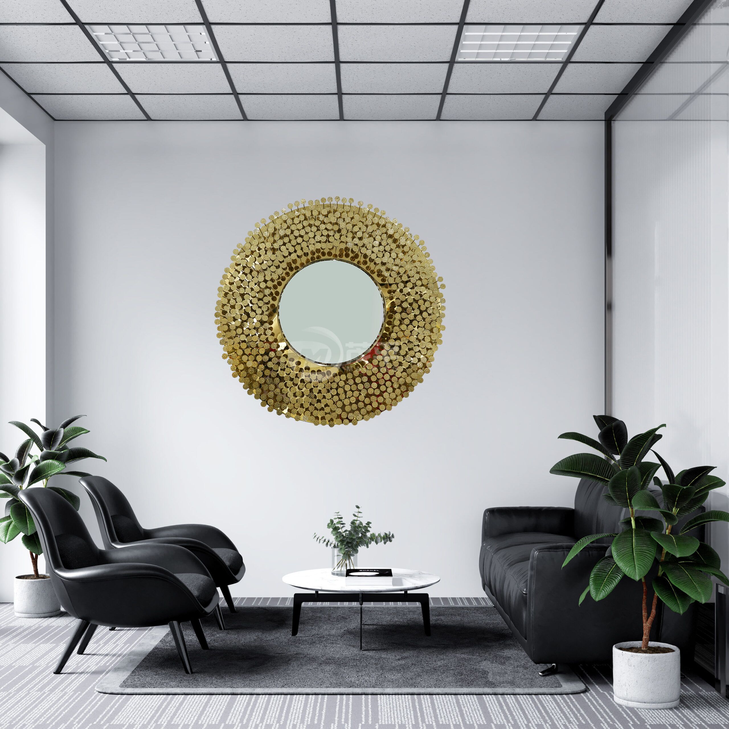 Creative metal art nail sculpture for wall decoraion - Image 4