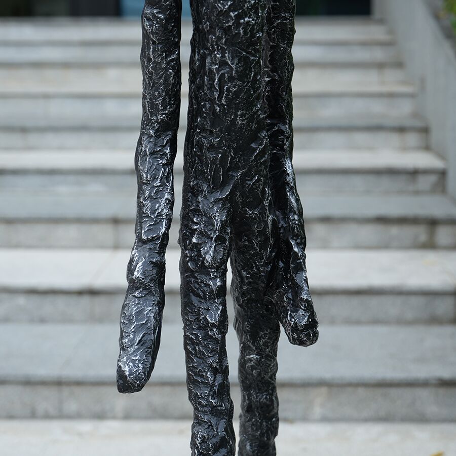 Walking Man Sculpture 3