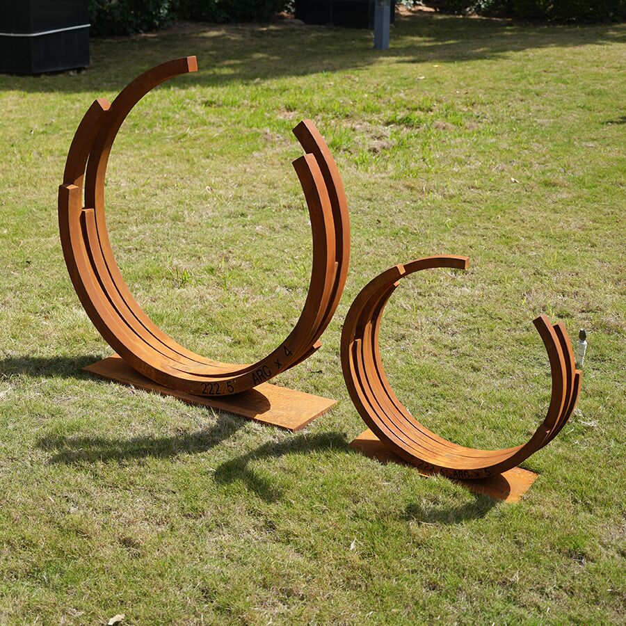 Corten Steel Poolside Sculpture 2