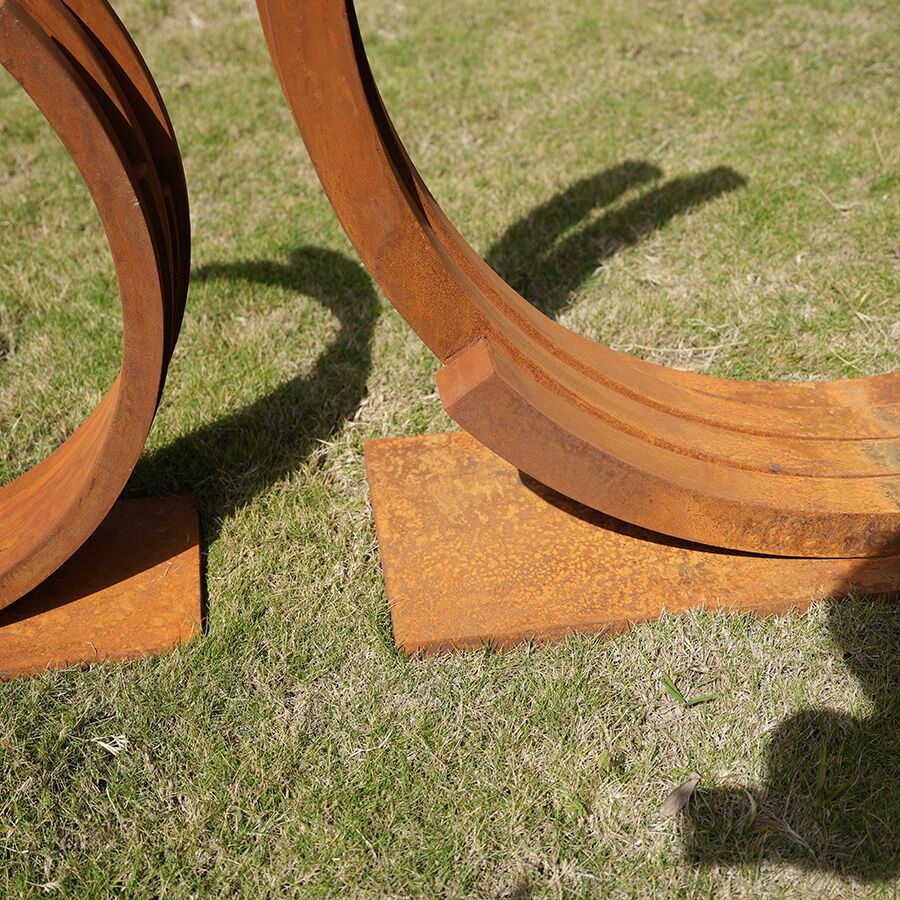 Corten Steel Poolside Sculpture 4