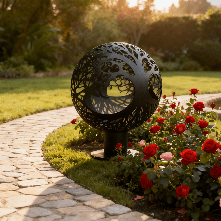 Hollow Sphere Garden Sculpture 5