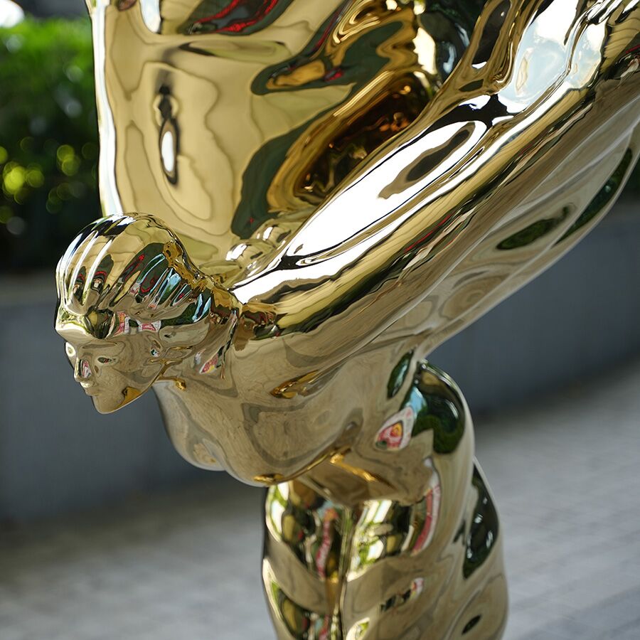 Steel Angel Sculpture 2
