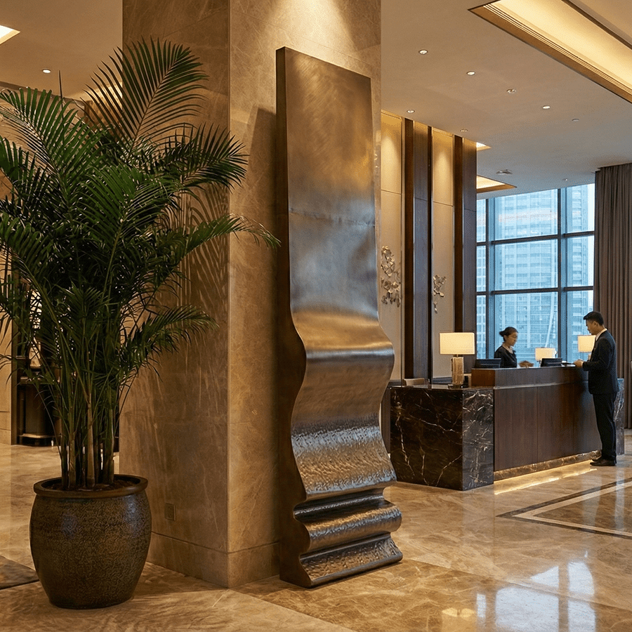 Interior Sculpture for Hotel Lobby & Luxury Spaces 1