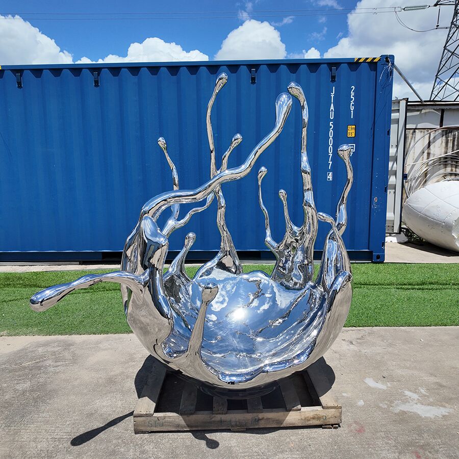 Steel Sculpture for Outdoor Plaza & Fountain 3