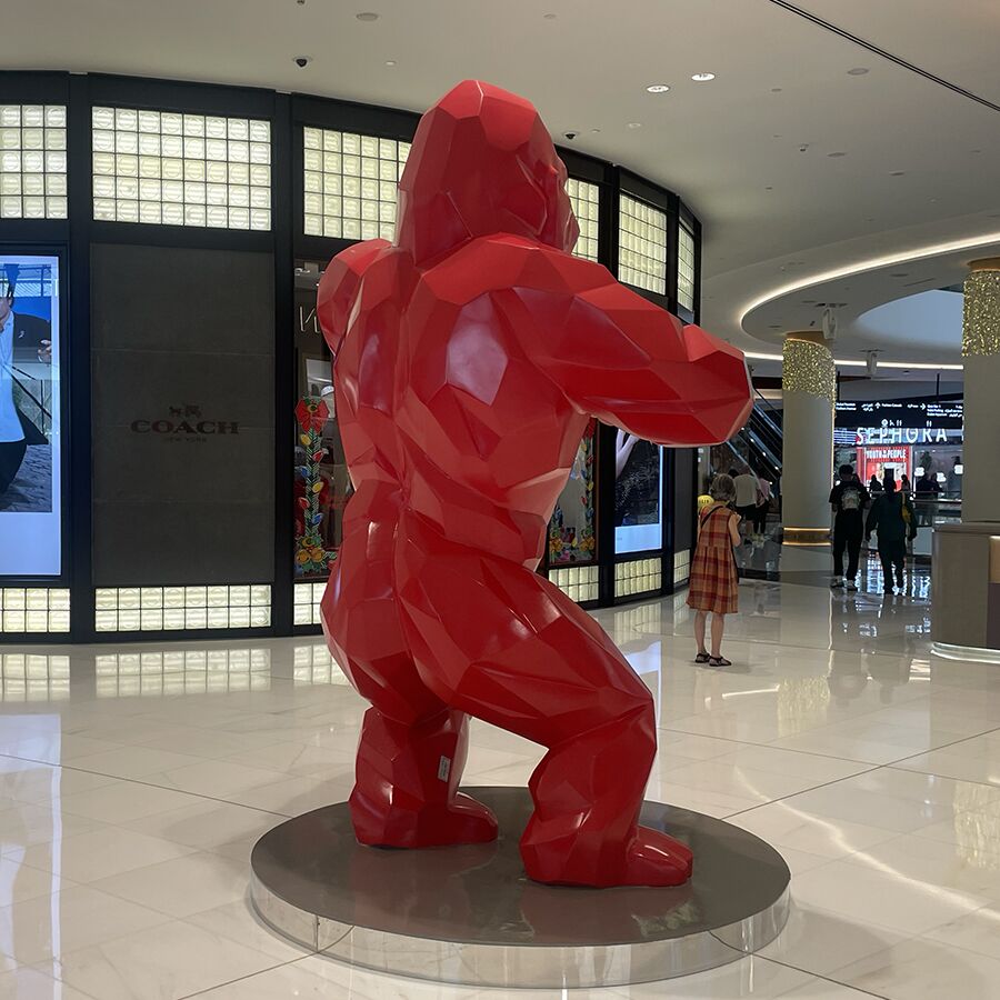 Modern Giant Gorilla Statue for Mall Lobby & Public Space Decoration - Image 5