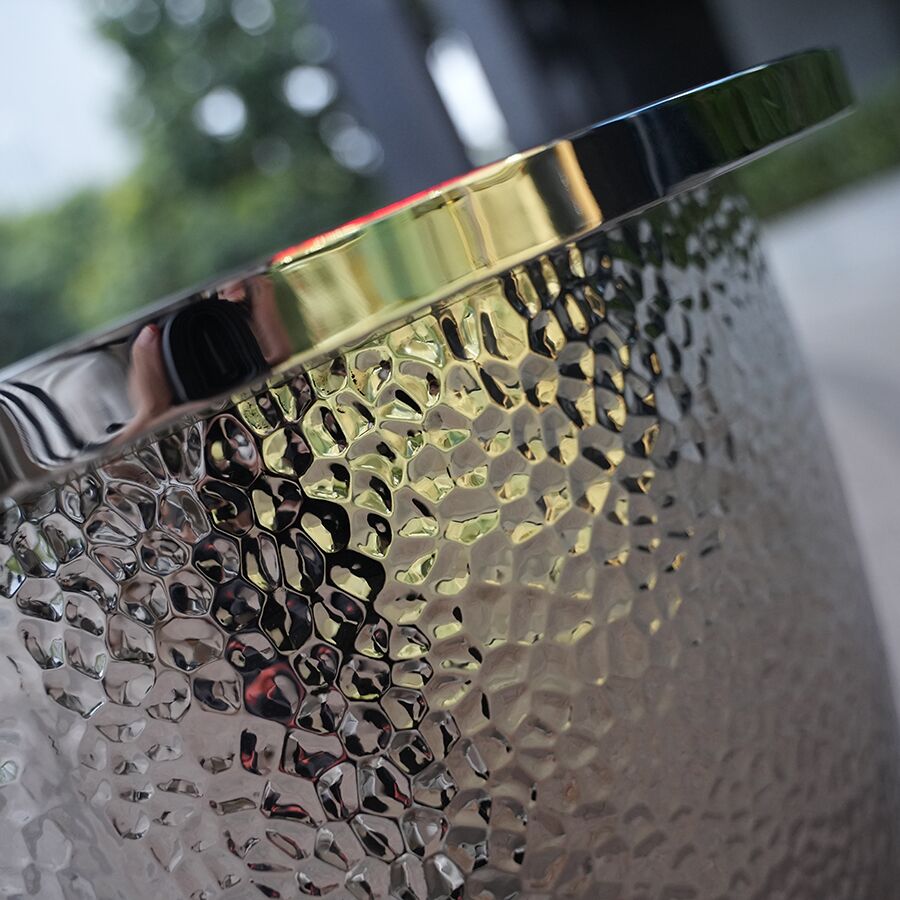 Contemporary Steel Planter for Hotel Lobby 4